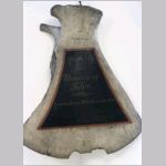 M&aring;lat skulderblad av val